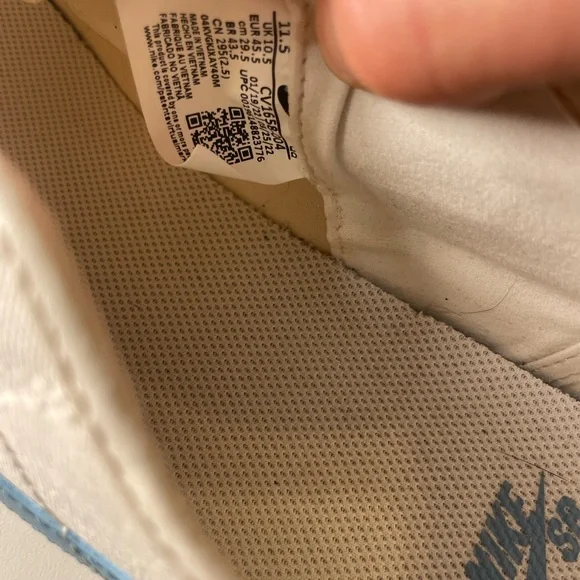 NikeBlazer Court SB 'Phantom Cerulean'. Men's size 11.5 Sneakers